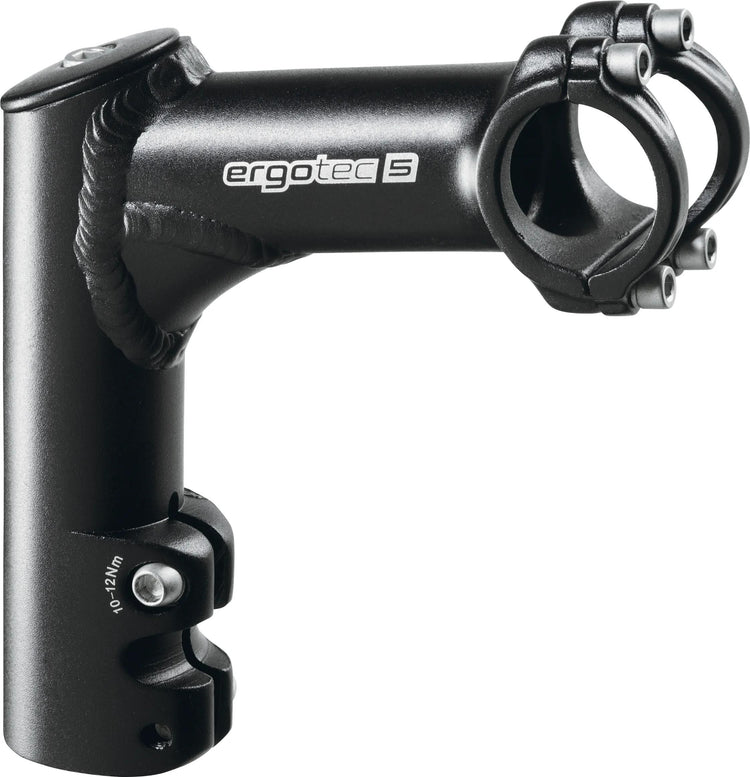 Ergotec stuurpen comfi ahead stem comfi 15° 25,4 100 mm black