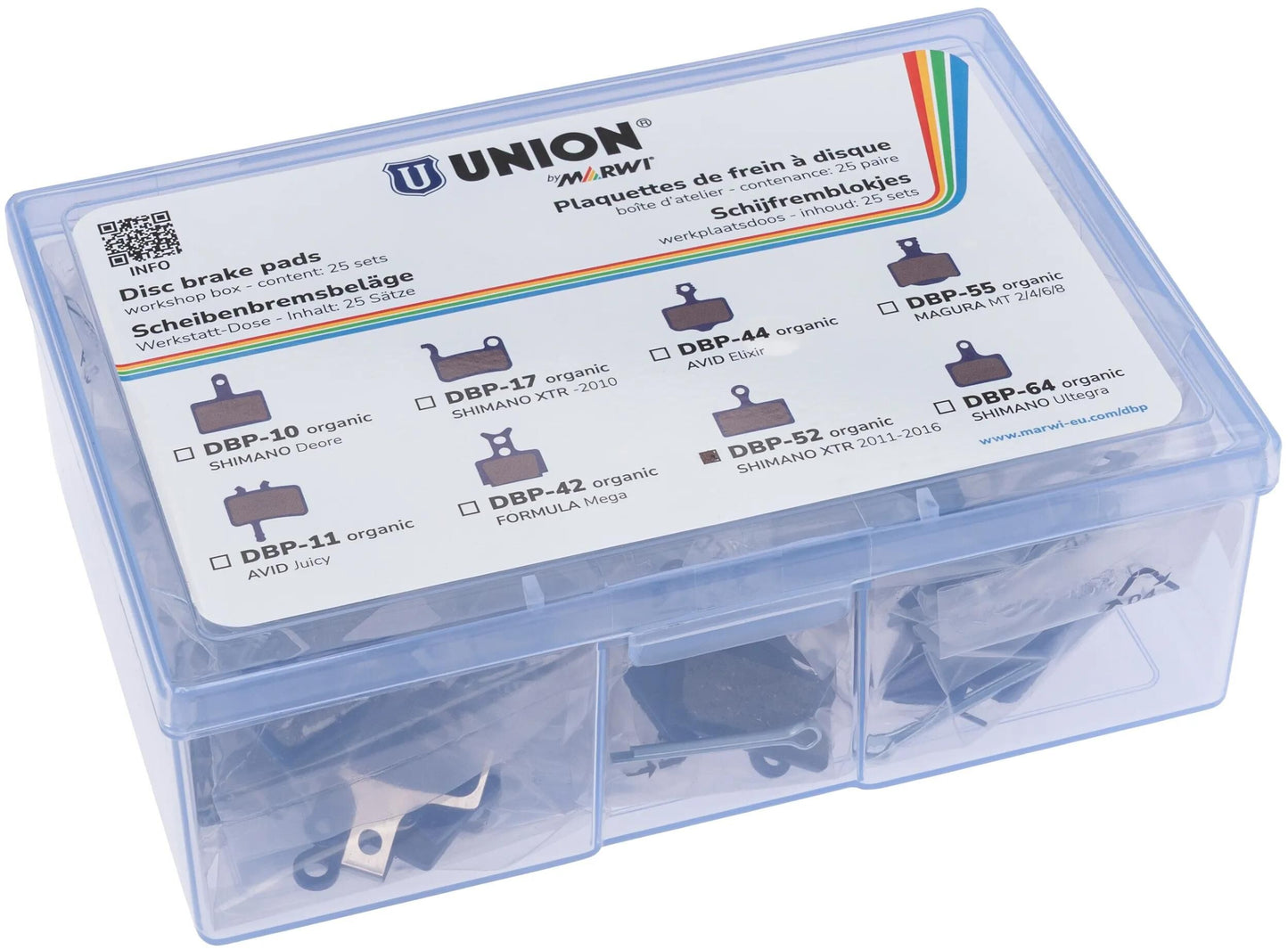 Union schijfremblokset dbp-52 organisch (25pr)