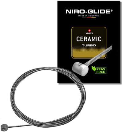 Niro-glide rembinnenkabel turbo niro glide ceramic brakes roller nipple 3000 mm