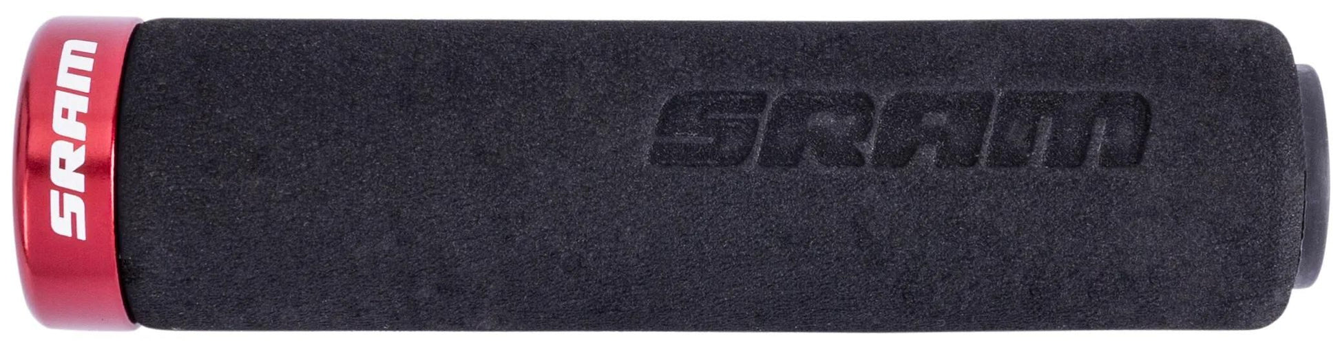 Sram handvat grip black red with red clamps