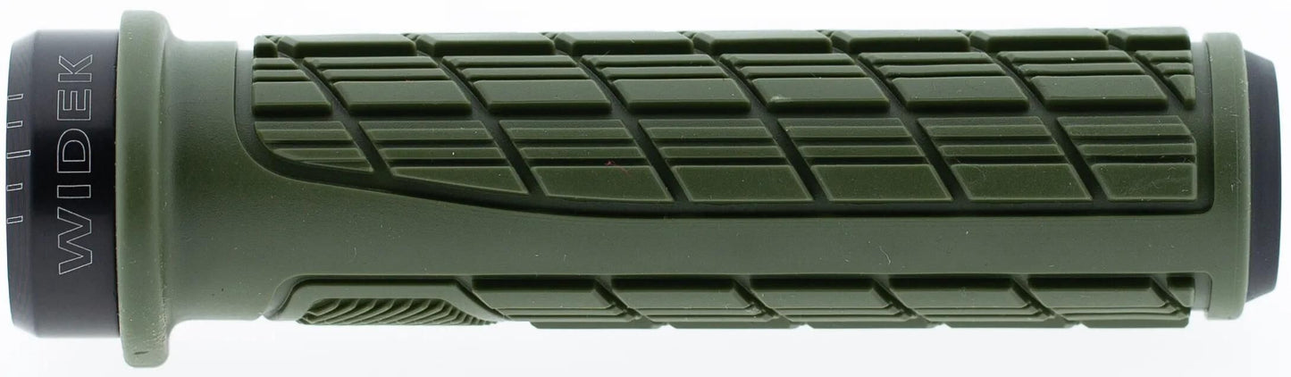 Widek handvatset the rock alu lock-ring zwart groen