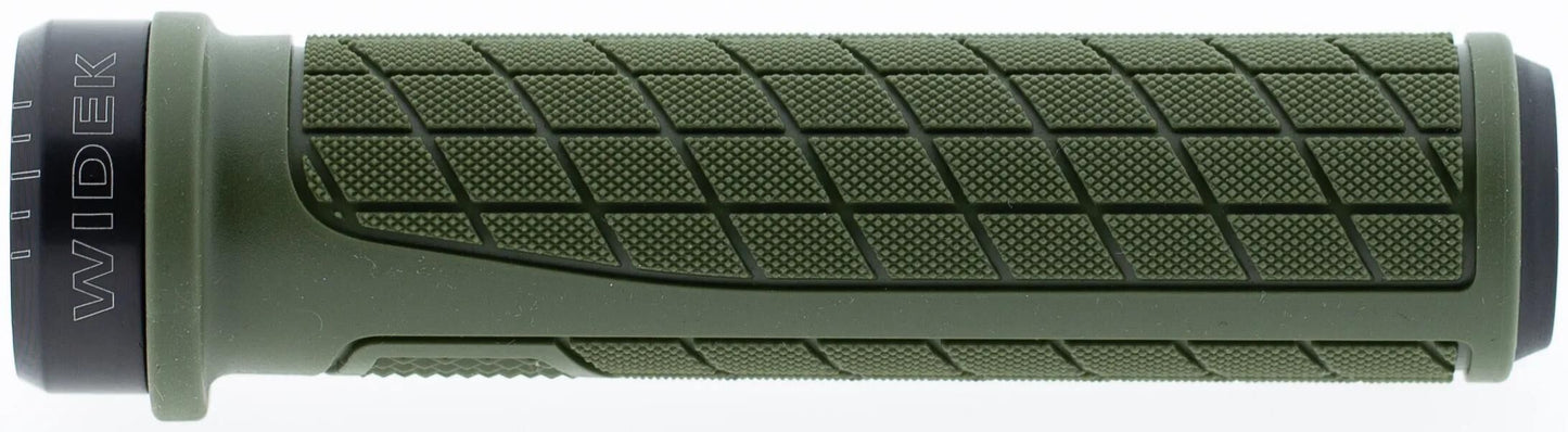 Widek handvatset the flow alu lock-ring zwart groen