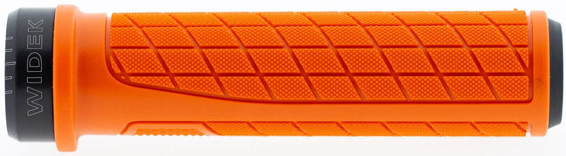 Widek handvatset the flow alu lock-ring zwart oranje