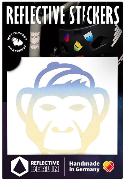 Reflective berlin reflex-sticker decals ref.sticker ref.berlin monkey summer