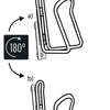 M-wave bidonhouder adapter ada slide bot.cage adapter ada slide black