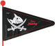 Bike fashion veiligheidsvlag safety flag 2-split caept´n sharky