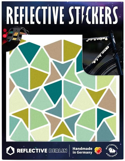 Reflective berlin reflex-sticker shapes refl.sticker ref.berlin shapes kites darts amber