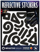 Reflective berlin reflex-sticker shapes ref.sticker ref.berlin doodle black