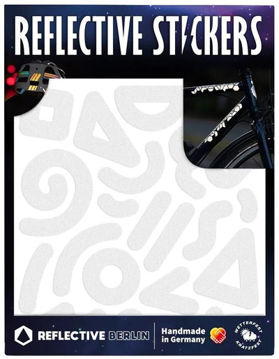 Reflective berlin reflex-sticker shapes ref.sticker ref.berlin doodle white