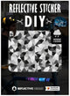 Reflective berlin reflex-sticker diy reflective sticker diy sh sticker kites darts gray