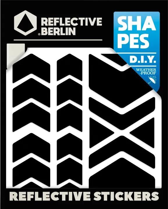 Reflective berlin reflex-sticker shapes refl.sticker refl.berlin chevrons black