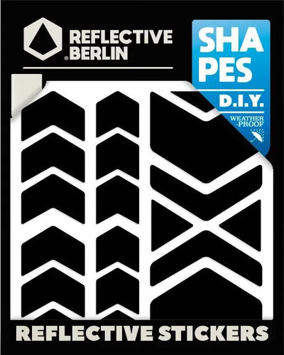 Reflective berlin reflex-sticker shapes refl.sticker refl.berlin chevrons black