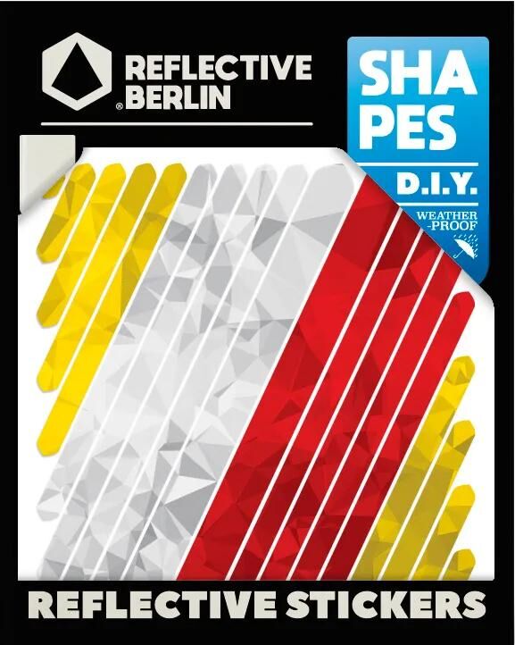 Reflective berlin reflex-sticker shapes refl.sticker refl.berlin universal safety