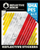 Reflective berlin reflex-sticker shapes refl.sticker refl.berlin universal safety