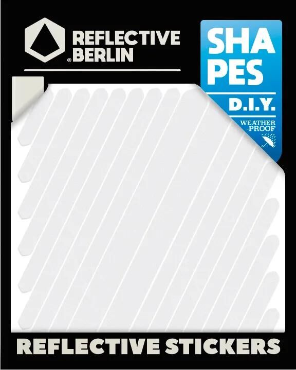 Reflective berlin reflex-sticker shapes refl.sticker refl.berlin universal white