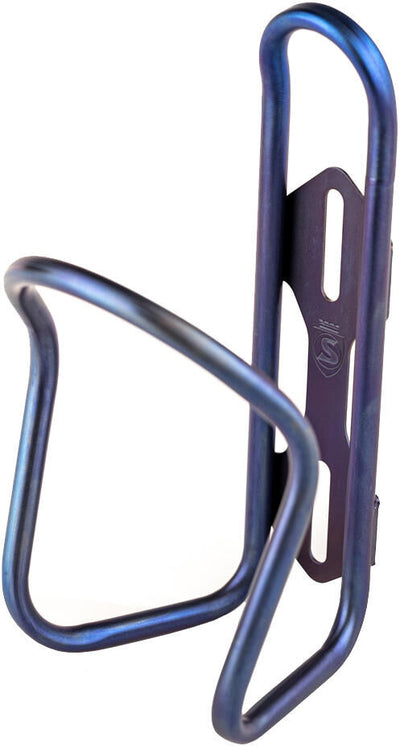 Silca trinkflaschenhalter anodized titanium ti bot.cage anod.tit. royal purple