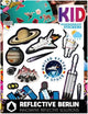 Reflective berlin reflex-sticker k.i.d. ref.sticker re.berlin kid space