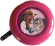 Bike fashion kinder fietsbel bell pferdefreunde pink