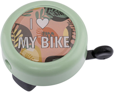 Reich fietsbel i love my bike rich motif bell i love my bike pastel gr