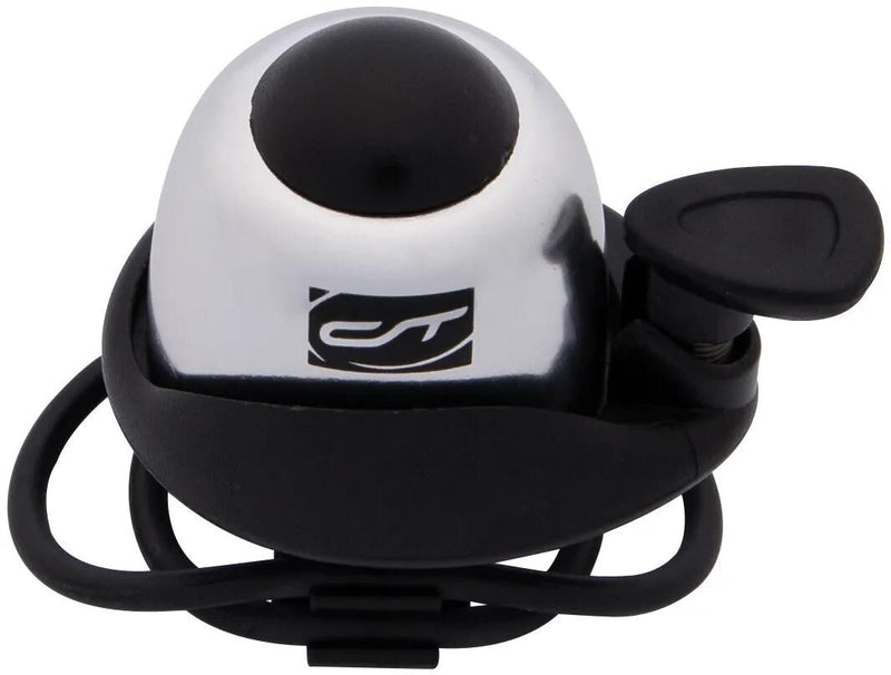 Contec fietsbel cup-a-ding ct bell cup-a-ding silver, o-ring