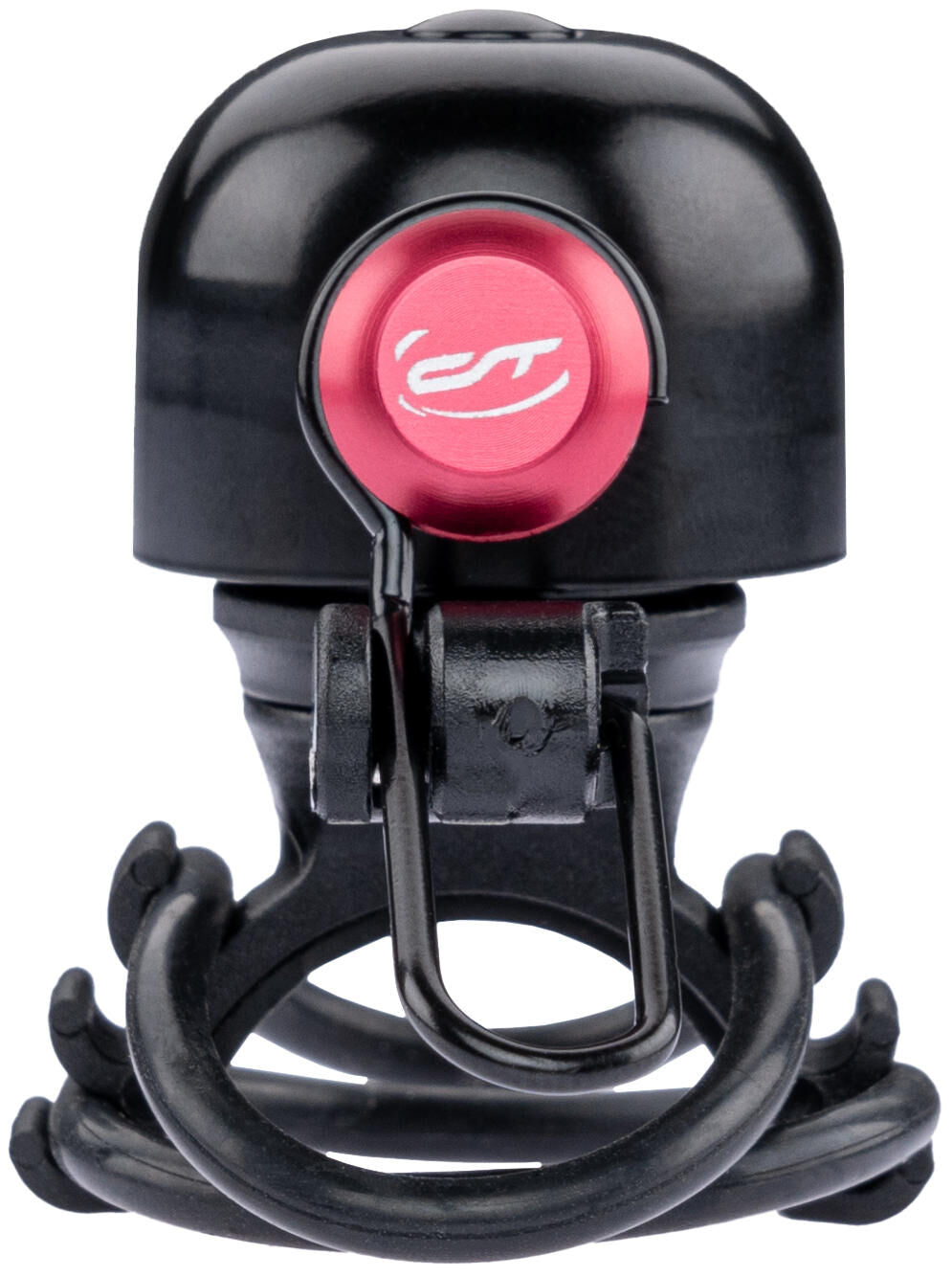 Contec fietsbel diamond bing ct mini bell diamond bing, black red, uni