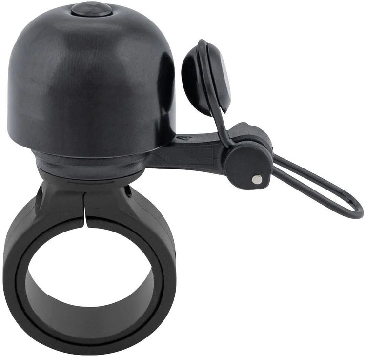 Contec fietsbel diamond bing ct mini bell diamond bing, black, 22.2 mm