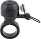Contec fietsbel diamond bing ct mini bell diamond bing, black silver, 22.2m