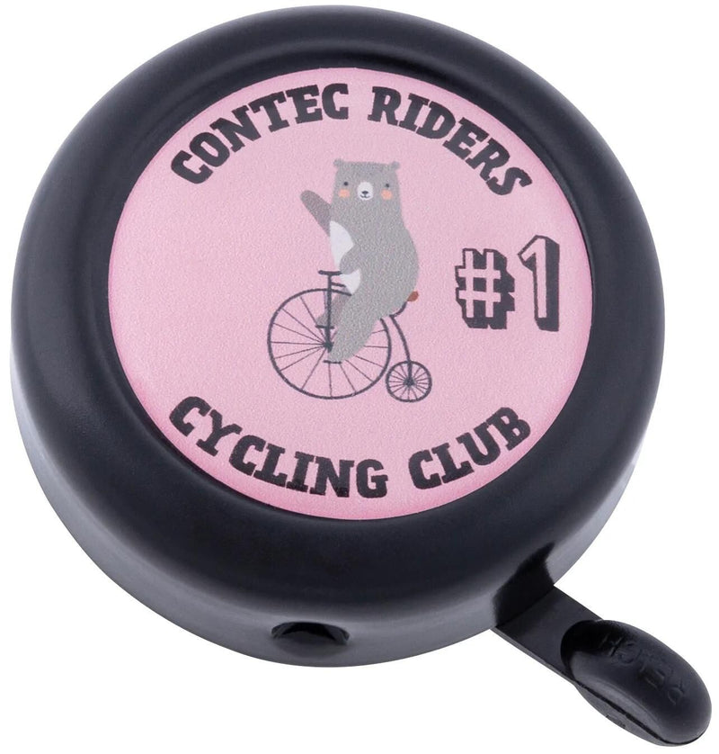 Contec kinder fietsbel kid-a-ring ct bell kid-a-ring circus bear, black blue