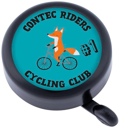Contec kinder fietsbel kid-a-ring ct bell kid-a-ring circus fox, black blue