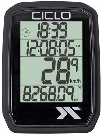Ciclosport fietscomputer protos 105 bike computer protos 105 black