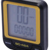 Contec fietscomputer cbc-464 ct computer cbc-464 wire, black neoyellow