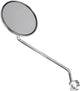 Spiegel Ergotec M-66L lange arm 95mm staal - chroom