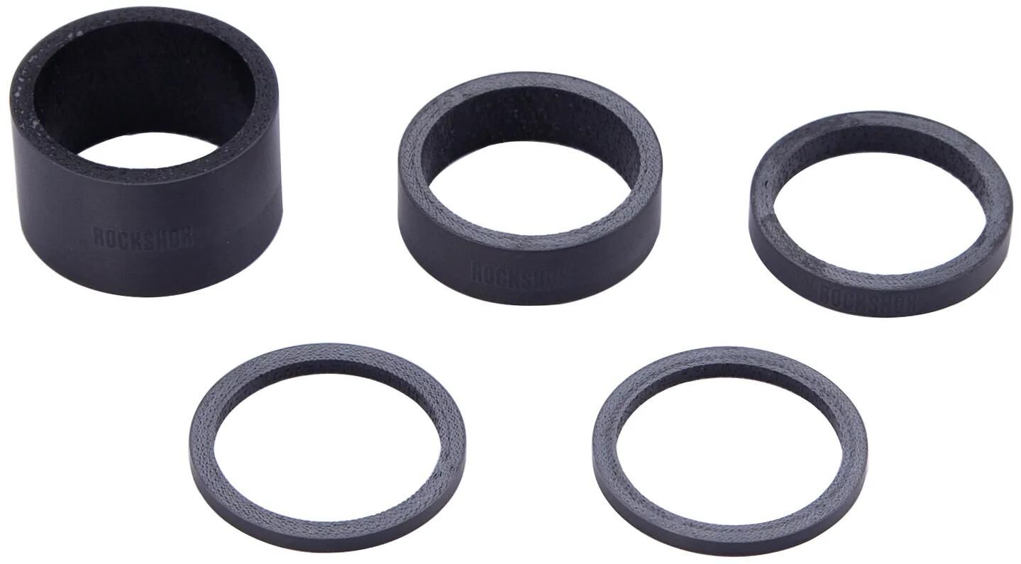 Rockshox spacer set spacer set rs with black logo