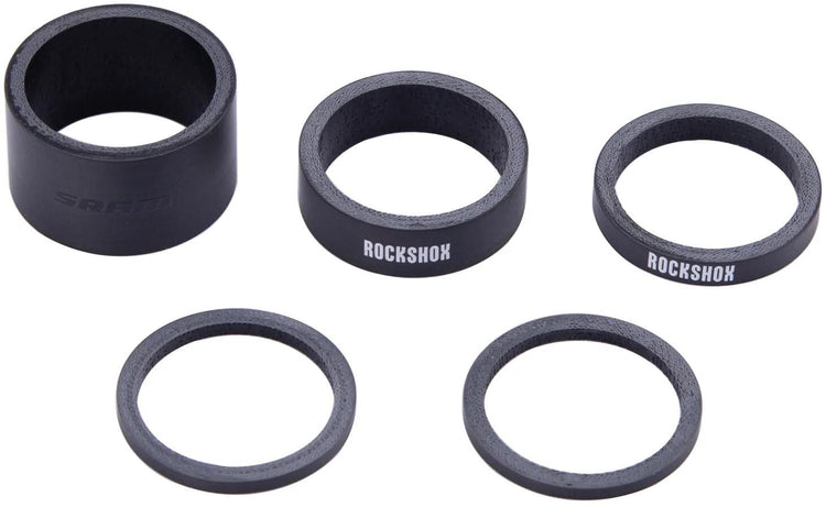 Rockshox spacer set spacer set rs with white logo