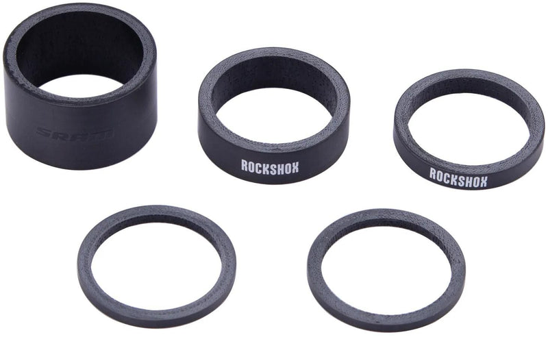Rockshox spacer set spacer set rs with white logo