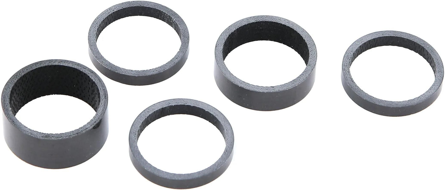 Contec spacer set carbon ct spacer carbon 1 1 8 , 5 pcs, carbon