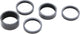 Contec spacer set carbon ct spacer carbon 1 1 8 , 5 pcs, carbon