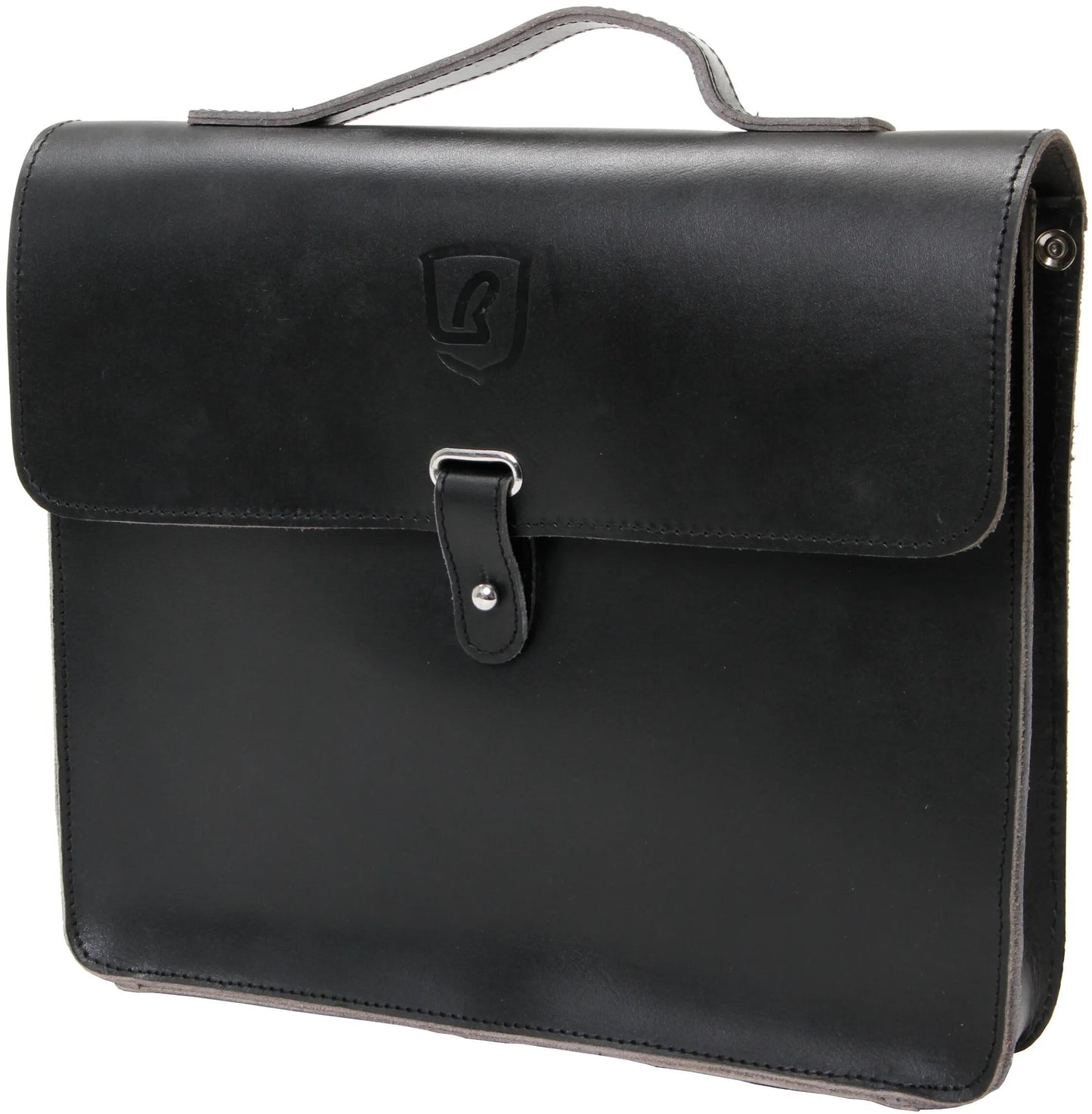 Brave classic tas frame bag leather black