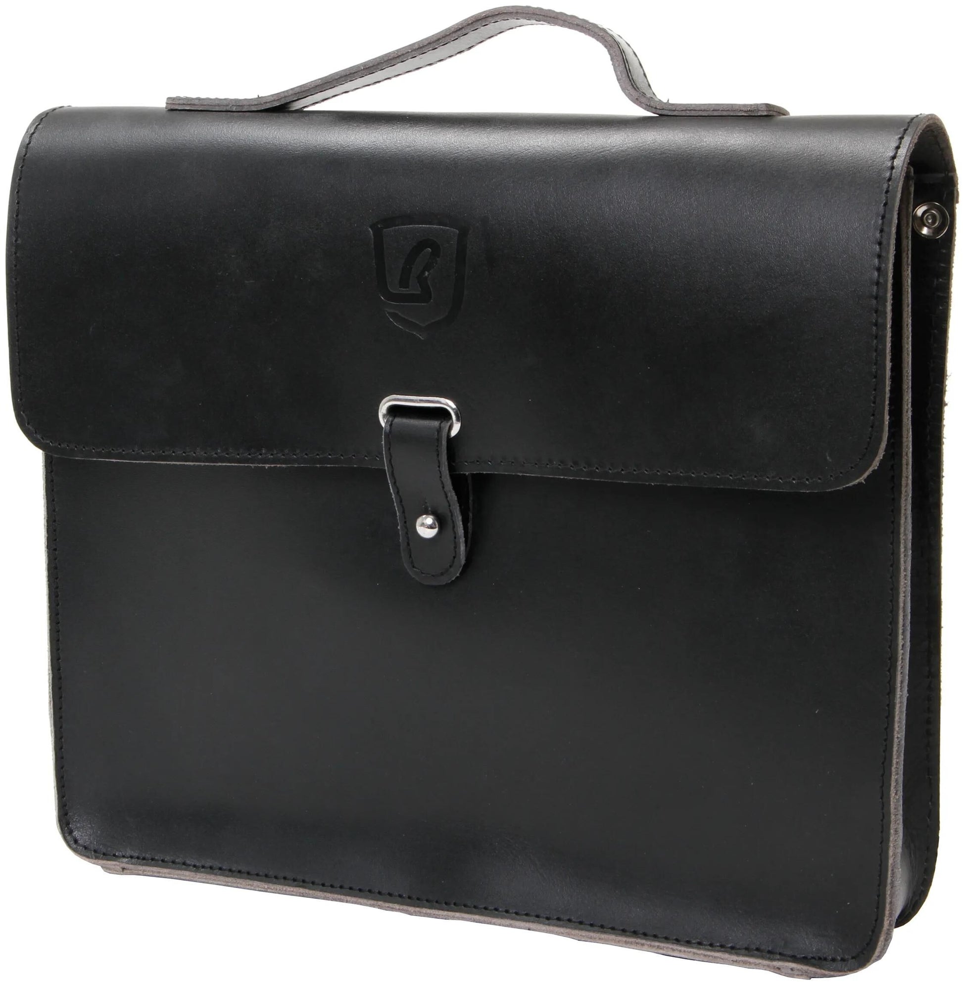 Brave classic tas frame bag leather black