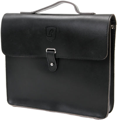 Brave classic tas frame bag leather black