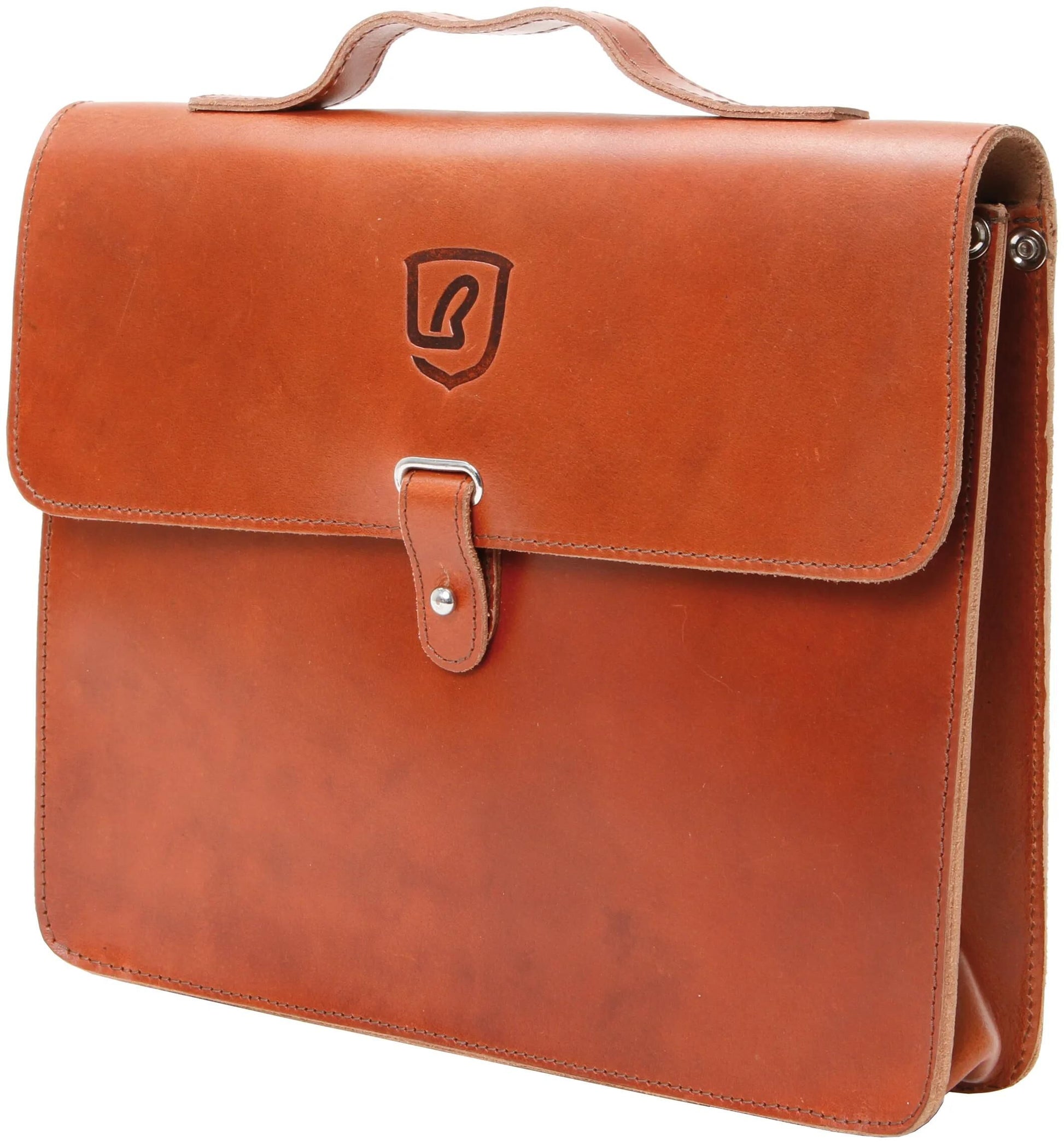 Brave classic tas frame bag leather brown