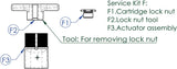 Contec service kit drop-a-gogo kit f ct service kit f drop-a-gogo, 30,9 31,6 - afbeelding 1