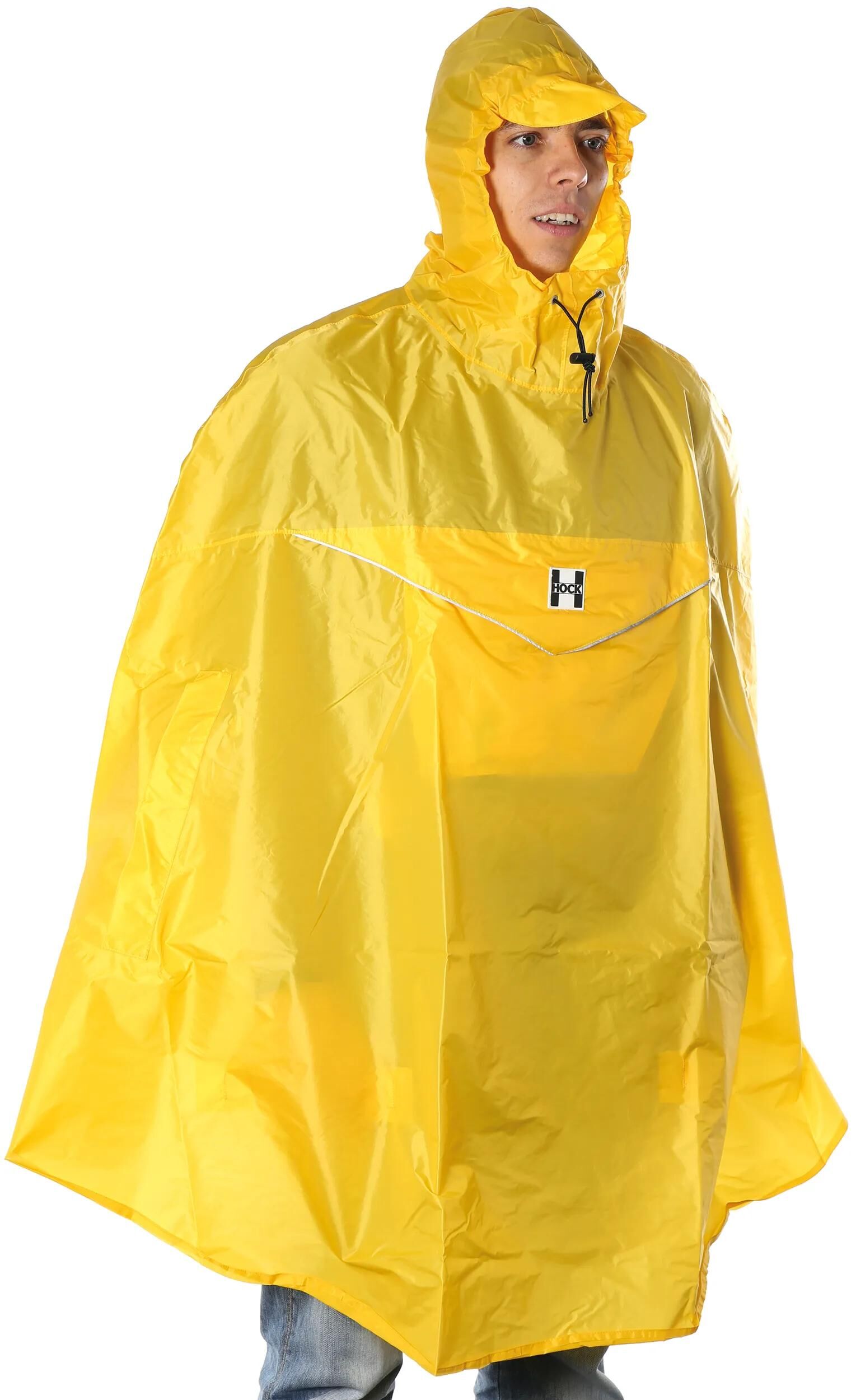 Hock regenponcho rain light poncho rain light size xl yellow