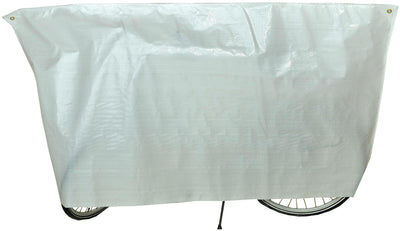 Vk international fiets-beschermhoes classic bike cover intern. classic white