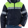 4-act regenjas rain jacket size l blue y reflex
