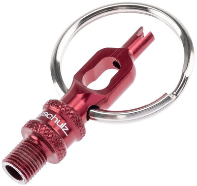 By,schulz ventiladapter v.5 valve adapter sv dv to av red