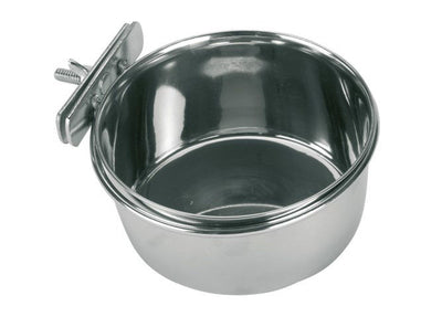 Kerbl rvs bakje 600 ml 12 cm schroefbevestiging voor vogels