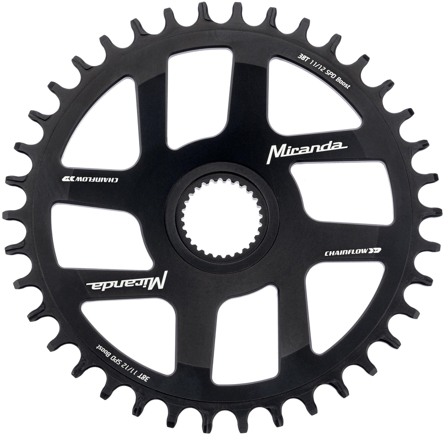 Miranda kettingblad gen4 bes 3 chainflow 3d chain ring 38t gen.4 bes3