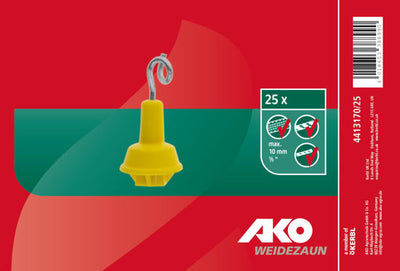 Ako producten topisolator plus krul ovaal 25 stuks