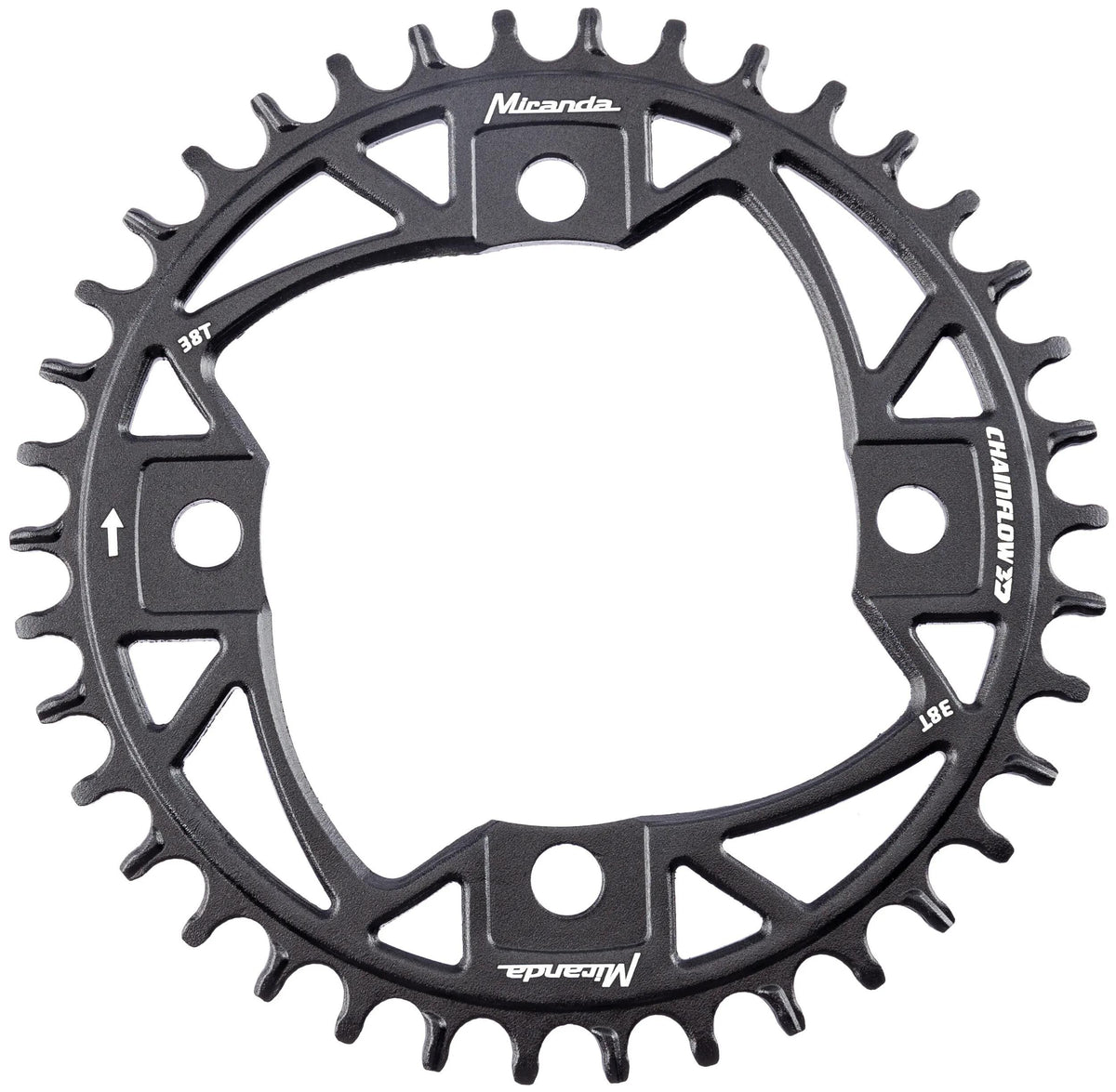 Miranda kettingblad mtb chainflow 3d chain ring mtb chainflow 3d 38t